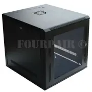 9U IT Wall Mount Network Server Data Cabinet Rack Locking Lock & Key - 18" Deep