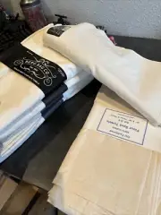(Berg Bag Co 100% Cotton Heavy-Weight & Lint Free, Flour Sack Towel Lot