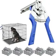 Hog Rings And Pliers | Multi-function Type M Panel Clip Pliers,Hand Tool Sets for Construction Industrial Poultry Animal Bird Auto Panel