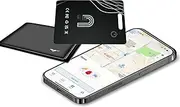 Wallet Card Tracker,Thin Item Locator for Wallets, Luggage & ID Cards,Apple Find My Compatible (iOS Only),IP68 Waterproof,1 Pack(Black)