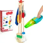Kids Cleaning Set with Electric Vacuum Cleaners, Pretend Play Housekeeping Set,