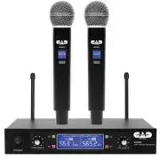 CAD Audio WX200 Wireless UHF Dual Handheld Microphone System