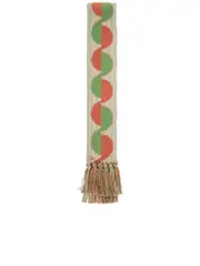 Valentino Garavani Patterned Scarf With Fringes