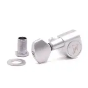Tone Ninja Import 2-Pin tuner set, 6 Inline non-staggered, LH, Satin Chrome