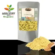 FENUGREEK Capsules ORGANIC Vegan 500mg NO FILLER 100% Pure Extract 50- 100- 200