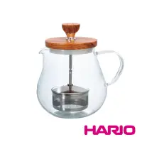 在飛比找momo購物網優惠-【HARIO】橄欖木濾壓茶壺(TEO-70-OV 700ml