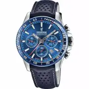 Festina F20561/3 Men's Blue Leather Wristwatch