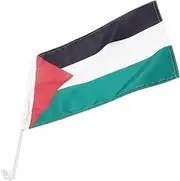BESPORTBLE Palestine Flag Car Window Adornment Banner Vibrant Design for Festivals Parties and Events Fade Resistant Flag for Cars and Home Decor