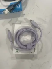 Anker 541 USb -c Compatible With Apple Purple Cable 3ft