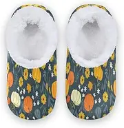 [Caihoyu] Kids Girls Boys Closed Back House Slippers Fuzzy Fleece Anti-Skid Sole House Shoes Hotel Travel Bedroom Airplane Party