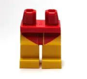 Lego - Minifigure Legs - Yellow Red, Swimsuit