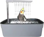 Parrot bath, cage bath toy, pet bird bath, safety and easy to use, can use it for a long time, not easy to break, 32cm for birds