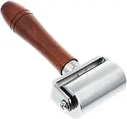 Metal Leather Roller Tool 60mm Diameter for Leather Creasing and Smoothing Steel Construction