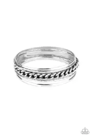 Paparazzi: A Piece of The Action - Silver Bracelet