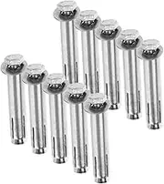 20pcs Expansion Screw Screws Accessory Bolt Replacement Fixing Bolts Countersunk Bolt Home Accessory Multi-use Expansion Bolt Expansion Bolts Stainless Steel Silver