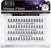Ardell Mega Flare Knot Free Short Black Fake Eyelash Lash Extension