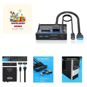 3.5 Inch Front Panel USB C Hub, SD/microSD Internal Card Reader, 20Gbps USB 3...