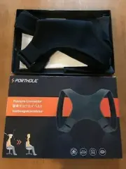 PORTHOLIC Unisex Posture Corrector/ Back Brace Adjustable NWT FAST SHIPPING