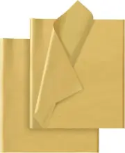 Gold Tissue Paper for Gift Bags - 30 Sheets of Gold Wrapping Tissue Paper Bul...