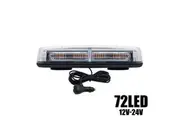 OZNALA 72 LED Beacon Flashing Magnetic Emergency Warning Strobe Amber White 12 V Lamp