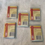 (5) MYLAR SOLAR EMERGENCY THERMAL SURVIVAL BLANKET