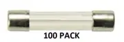 100 PACK - AGC5 FUSES QUICK-ACTING 5 AMP MINI GLASS FUSES #AGC5-100PK