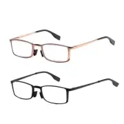 Blocking Readers Eyeglasses Mini Reading Glasses with Portable Pen Clip Case