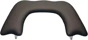harayaa Nail Arm Rest Manicure Tool Manicure Table Mat PU Leather U Shape Holder Soft Comfortable for Manicurist Makeup Tool Woman, Black