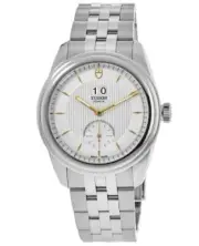 New Tudor Glamour Double Date Silver Dial Steel Men's Watch M57100-0002