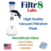 High Quality Lab Vacuum Filtration Kit | Sand Core Borosilicate Glass | Filtr8
