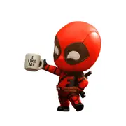 Hot Toys Deadpool & Wolverine Deadpool With Mug Cosbaby Figure