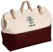 Klein Tools 5105-20 High-Bottom Canvas Tool Bag, 20-Inch