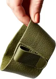 Fressko Bino Luxe Leather Sleeve Cup, Green