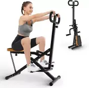 Squat Machine Heavy Duty Assisted for Home Gym, Squat Rowing Machine with Adjust