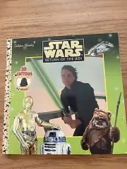 star wars return of the jedi golden book with tatoos