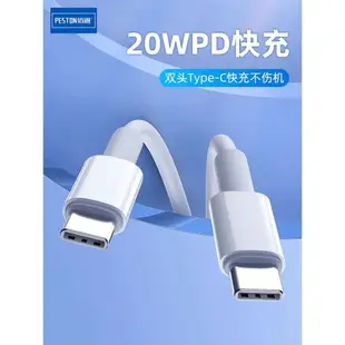 佰通適用iPhone15 PLUS/promax雙Typec數據線USB-C手機公對公CtoC閃充快充充電器線20W快充