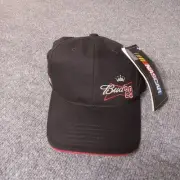 Nascar Budweiser 29 Kevin Harvick Hat Hook & Loop Strap Back Checkered Flag...