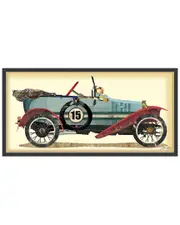 Empire Art Direct Antique Automobile #1 Framed Artwork by Alex Zeng