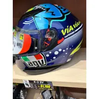 在飛比找蝦皮購物優惠-（日本全新購入）AGV 義大利K3-SV Rossi 46 