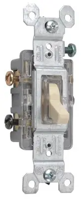 Legrand 663ISLCC10 Trademaster 15 Amp 3-Way Illuminated Toggle Light Switch, ...