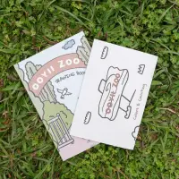 在飛比找momo購物網優惠-【Ooyii】zoo 動物園著色本+海報- 2件組