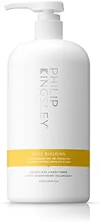 Philip Kingsley | Body Building Weightless Conditioner | Volumising Conditioner for Fine, Limp, Flat, Flyaway Short Hair | Hydrates, Thickens, Lifts and Adds Volume and Shine | 1000ml