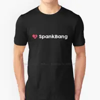 在飛比找蝦皮購物優惠-Spankbang 徽標 T 恤 100% 棉 Xhamst