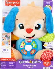 Fisher-Price Baby Toy Laugh & Learn Smart Stages Puppy Musical Plush
