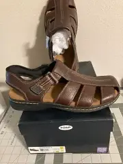 Dr. Scholl’s Gaston Men’s Leather Fisherman sandals Shoes - Memory foam fit