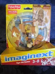 Fisher Price Imaginext Battle Arena new box Tiger the Hunter Mask shield spear