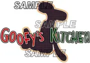 Disneyland Goofy's Kitchen Restaurant Silhouette Scrapbook Paper Die Cut Piece