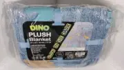 Royal Deluxe Glow In The Dark Dinosaur Themed Plush Throw Blanket 60" x 50" NEW