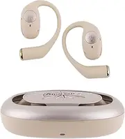 Linsoul Kiwi Ears Spark OWS Open Ear Wireless Earbuds, Bluetooth 5.2 Gaming Earbuds, with Silicone Earhook, 21H Playtime, Wireless Charging for Sports Workout Running