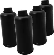 Cabilock 4Pcs Bottle Empty Laboratory Storage Containers Leak Sample Bottles for Chemicals Inks and Liquid Storage